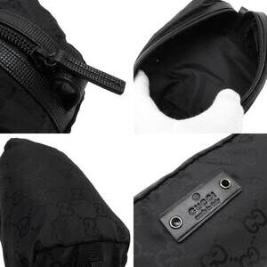 Gucci Black GG Multi Case Leather Makeup Pouch